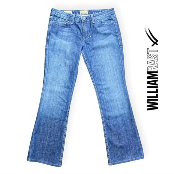William Rast Stella Classic Rise Bootcut Blue Jeans Size 31 - Picture 1 of 12